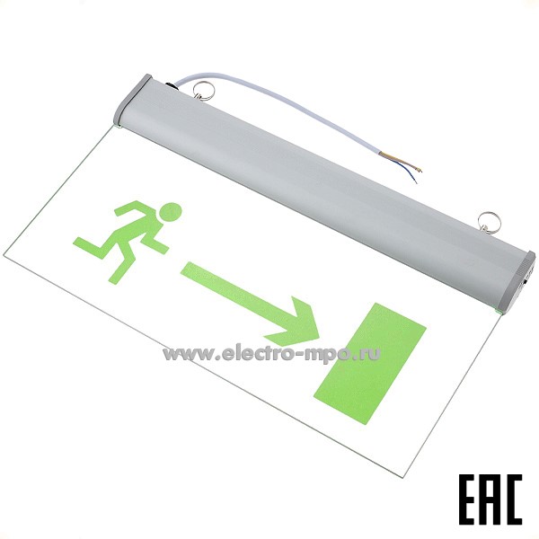 22039.С2039 Светильник 61508 NEF-06 "НАПРАВЛЕНИЕ ДВИЖЕНИЯ" 3Вт 8LED аварийный вкл. пост. IP20 (Navigator)