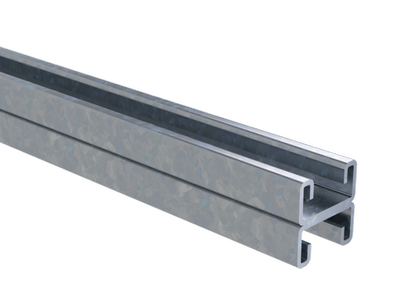 М24. Двойной BPD2104HDZ С-образный профиль 41х21, L400, толщ.2,5 мм, горячеоцинкованный (ДКС)