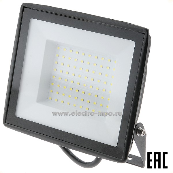 С0279. Прожектор Б0052026 LPR-023-0-65K-100 220В 100Вт 8000Лм 6500К светодиодный IP65 (ЭРА)