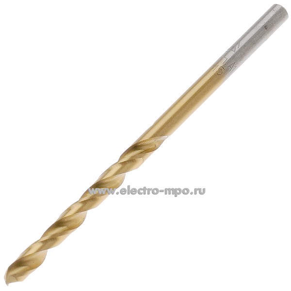В7579. Сверло 3,5х70мм 5006031 титан-нитрид по металлу (Волжский Инструмент)