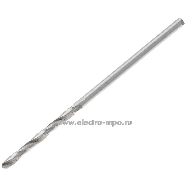 И7415. Сверло 1,5х40мм по металлу с цилиндрическим хвостовиком (Россия)