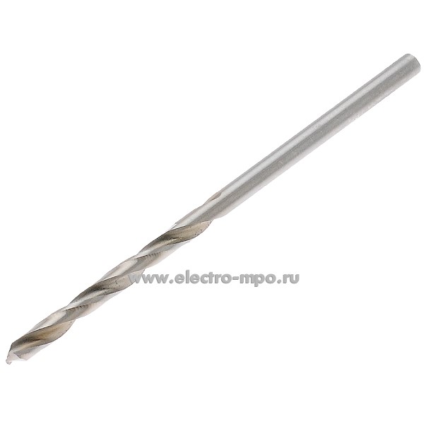 И7425. Сверло 2,5х57мм по металлу с цилиндрическим хвостовиком (Россия)