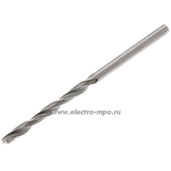 И7430. Сверло 3,0х61мм по металлу с цилиндрическим хвостовиком (Россия)