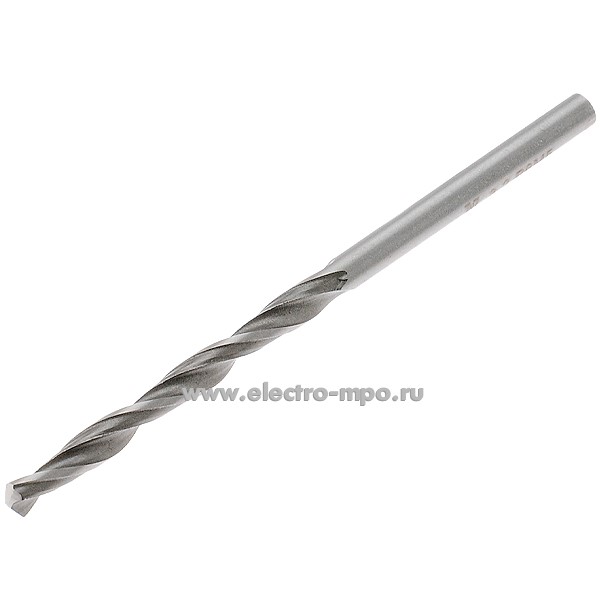 И7432. Сверло 3,2(3,3)х65мм по металлу с цилиндрическим хвостовиком (Россия)