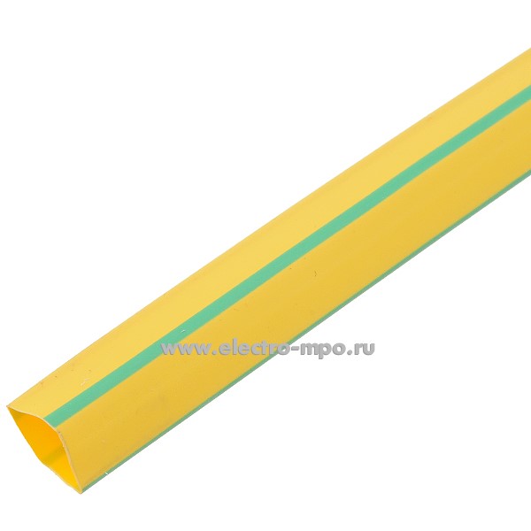 Т2887. Трубка 60107 ТУТнг-LS-12/6 термоусаживаемая Dвнутр=12/6мм жёлто-зелёная  (КВТ Калуга)