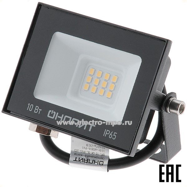 С0565. Прожектор 71656 OFL-10-4K-BL-IP65-LED 220В 10Вт 800Лм 4000К светодиодный IP65 (ОНЛАЙТ)
