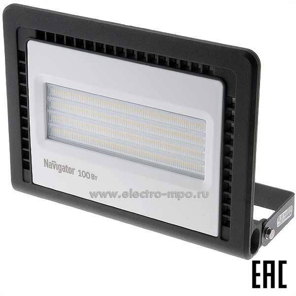 С0509. Прожектор 14149 NFL-01-100-4K-LED 220В 100Вт 8100Лм 4000К светодиодный IP65 (Navigator)