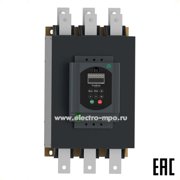 Э1257. Устройство плавного пуска с внешним байпасом STS22C20N4 200 кВт (Systeme Electric)