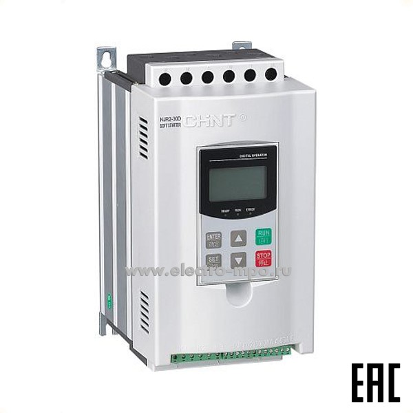 Э1139. Устройство плавного пуска 489028 NJR2-75D 140А 75 кВт с внешним байпасом (CHINT)