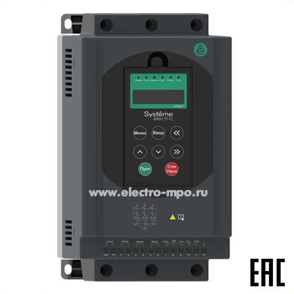 Э1263. Устройство плавного пуска со встроенным байпасом STS22D30N4X 30 кВт (Systeme Electric)