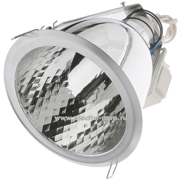 27147.С7147 Светильник S10/1/GM 1x13Вт G24d-1 Down light, с ПРА, серый металлик (Future plast, Италия)