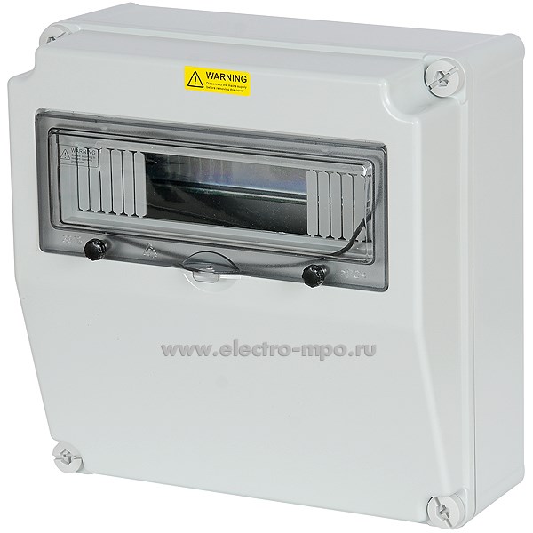 Е4802. Бокс LEE333317 IP67 на 13 модулей 392х330х175мм с прозрачной дверью (Электромонтаж)