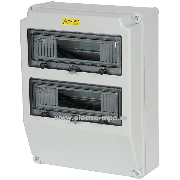Е4804. Бокс LEE334317-2 IP67 на 26 модулей 492х330х175мм с прозрачной дверью (Электромонтаж)