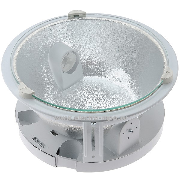 27156.С7156 Светильник S21/1/BI 2х18Вт G24d-2 Down light, с ПРА, со стеклом, белый (Future plast, Италия)