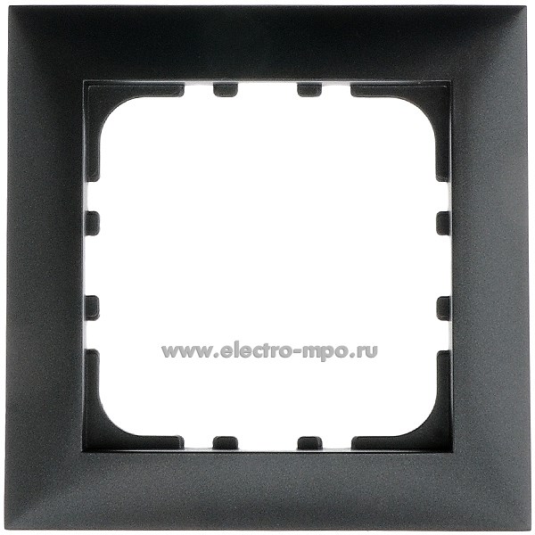 Ю0767. Рамка-1 LK60 864108-1 черный бархат (Экопласт)