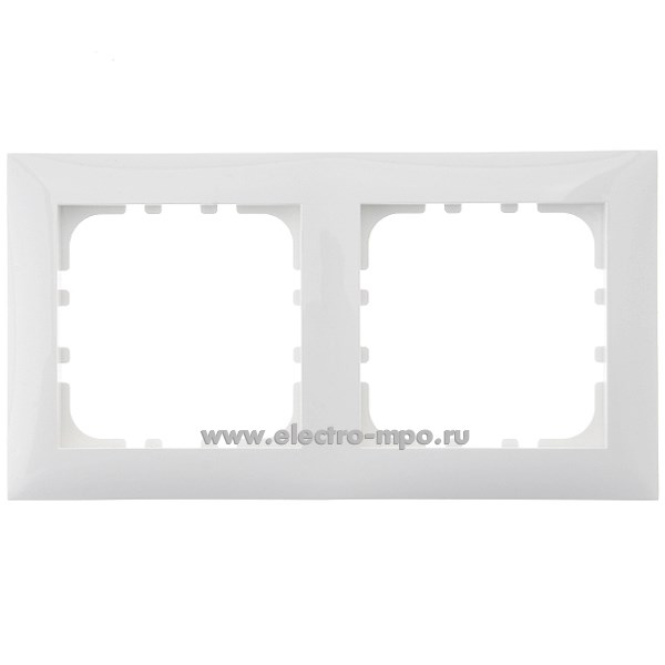 Ю0634. Рамка-2 LK60 864204-1 универсальная белая (Экопласт)