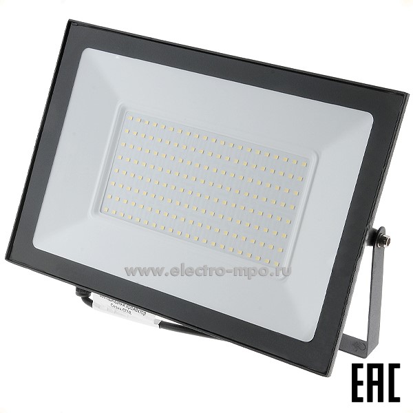 С0526. Прожектор GTAB-150BT-IP65-6500 403115 220В светодиодный 150Вт 14000Лм 6500К чёрный IP65 (General)