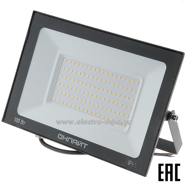 С0570. Прожектор 61947 OFL-100-4K-BL-IP65-LED 220В 100Вт 8000Лм 4000К светодиодный IP65 (ОНЛАЙТ)