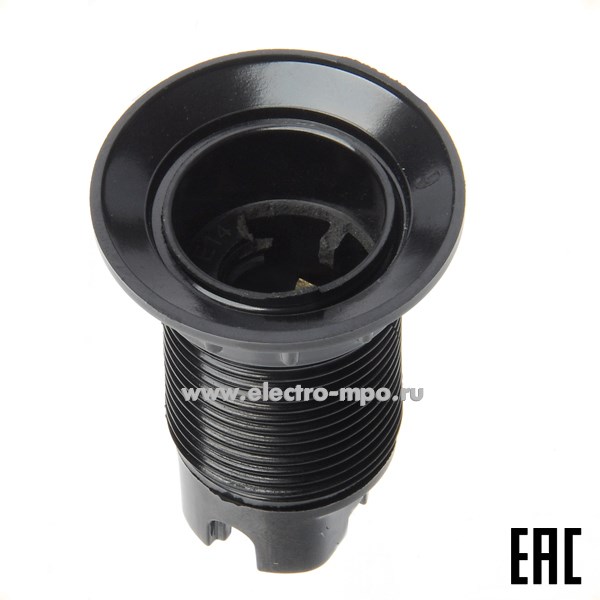 Р1153. Патрон 71609 NLH-BL-R-E14 2А 250В подвесной с кольцом, карболитовый М10 (Navigator)