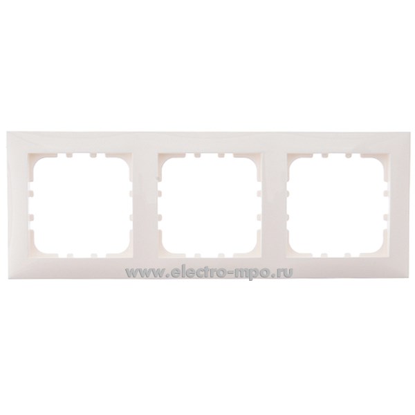 Ю0635. Рамка-3 LK60 864304-1 универсальная белая (Экопласт)