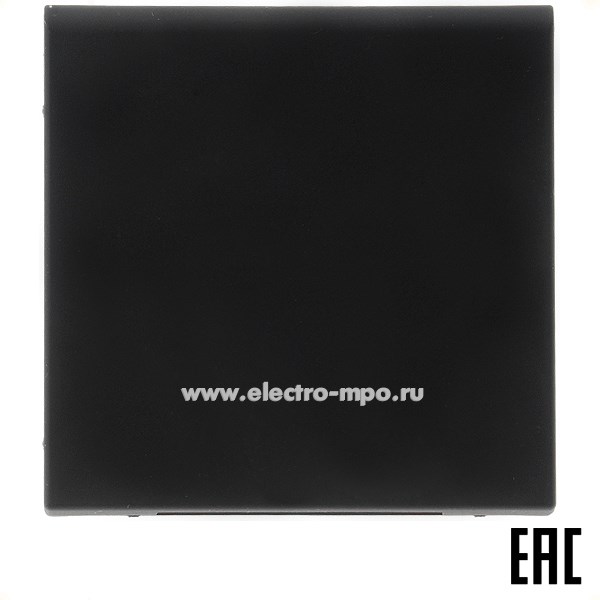 Р3215. Механизм ArtGallery GAL001046 розетки "евр" со шторками и крышкой с/п карбон (Systeme Electric)