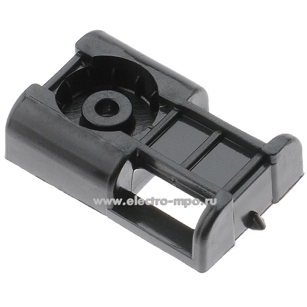 Г7257. Площадка 07-2106 монтажная под хомут, чёрная (Rexant)