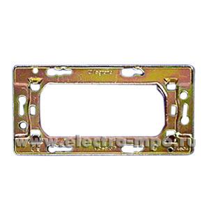 32316.Р2316. Суппорт Mosaic 74804 4 модуля горизонтальный на винтах (Legrand)