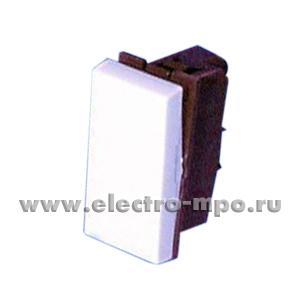 01401. Р2328. Механизм Mosaic 74000 выключателя 1 кл. с/п 1 модуль белый (Legrand)