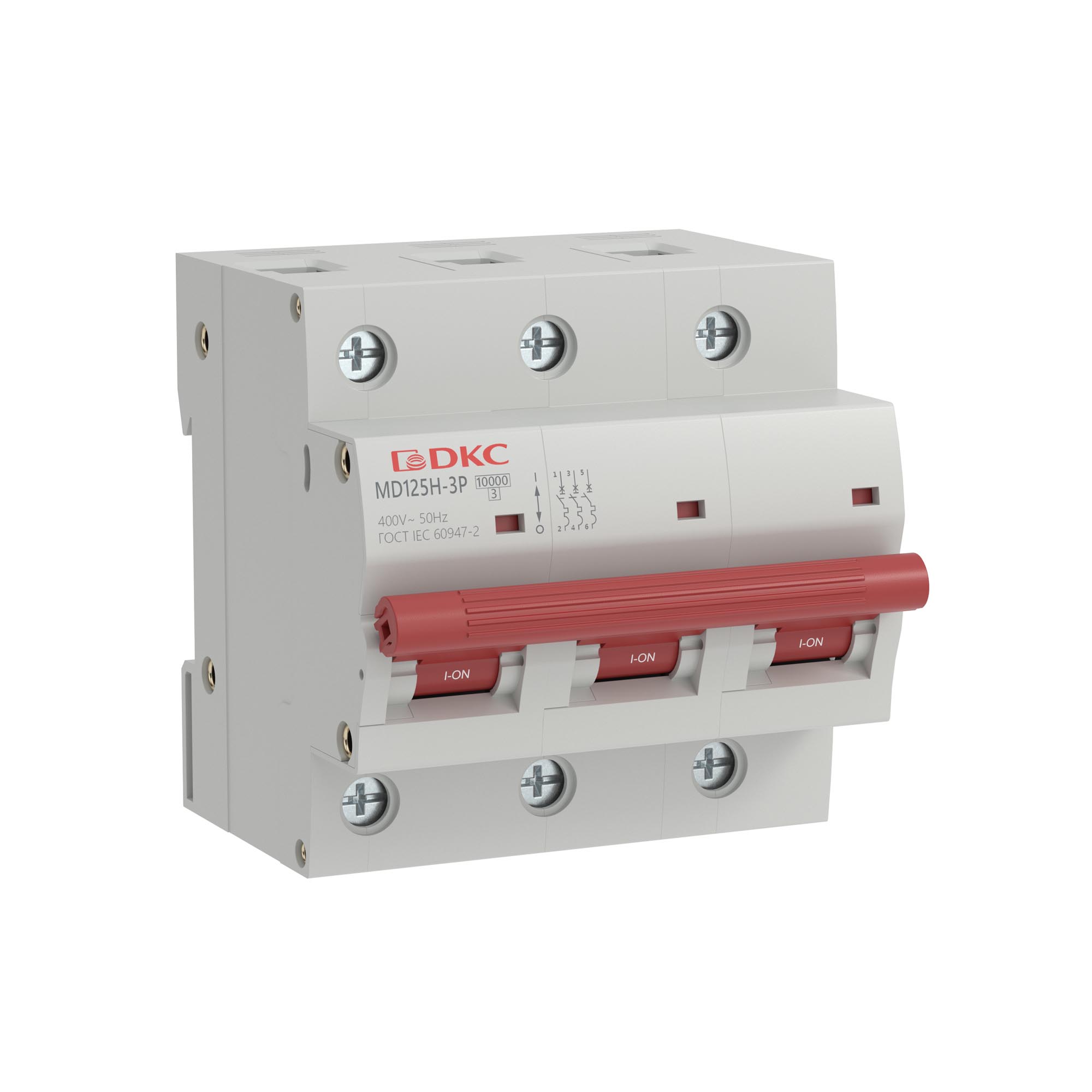 А20. Автоматический MD125H-3PD80 выключатель модульный YON max типа MD125H, 10кА, 3 полюса,  (ДКС)