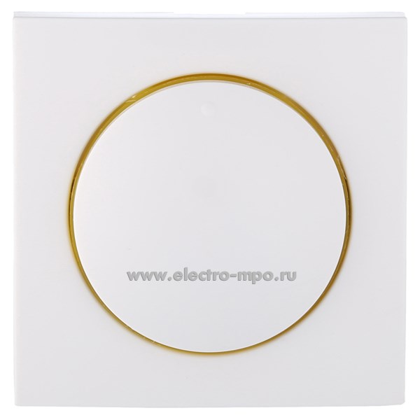 Ю0624. Накладка LK60 867104-1 светогерулятора с желтой подсветкой белая (Экопласт)