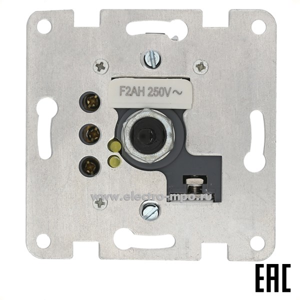 Ю0622. Механизм LK60 867100-1 светорегулятора 450Вт с подсветкой с/п без накладки (Экопласт)