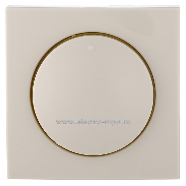 Ю0667. Накладка LK60 867101-1 светогерулятора с желтой подсветкой бежевая (Экопласт)