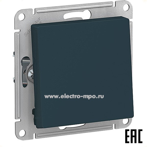 Ю51. Механизм AtlasDesign ATN000861 переключателя 1 кл. с/п изумруд (Systeme Electric)