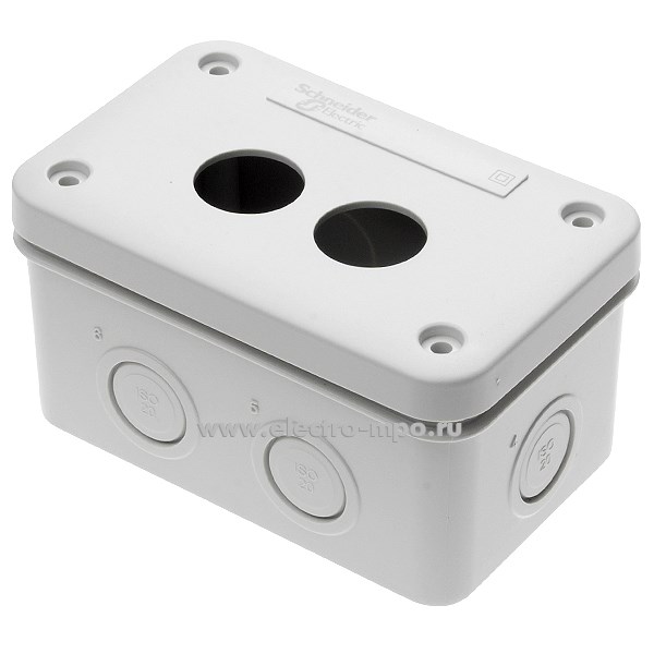 А6355. Корпус кнопочного поста XALE2  2 поста IP54 пластмассовый без кнопок (Schneider Electric)