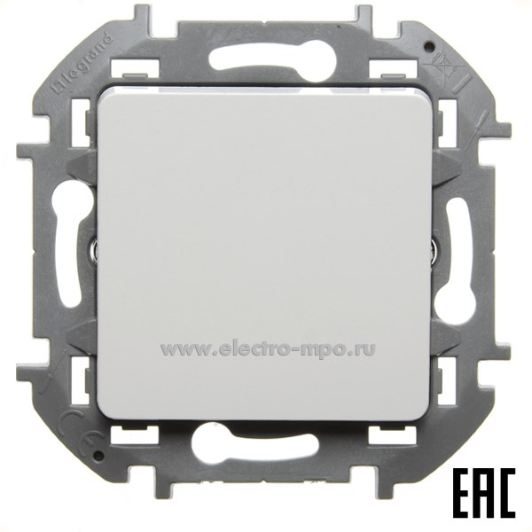 Ю5705. Механизм Inspiria 673680 переключателя 1кл. промежуточного с/п белый (Legrand/Daccord)