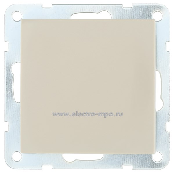 Ю0668. Заглушка LK60 868601-1 декоративная с суппортом бежевая (Экопласт)