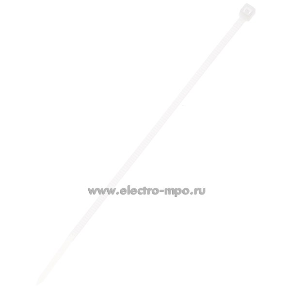 Г6003. Хомут 49392 КСС 3х120 гибкий 2,5х120мм белый для жгутовки (Fortisflex)