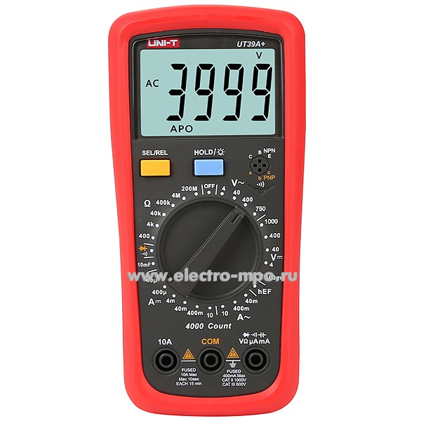 И48. Мультиметр 13-0066 универсальный UT39A+ (UNI-T)