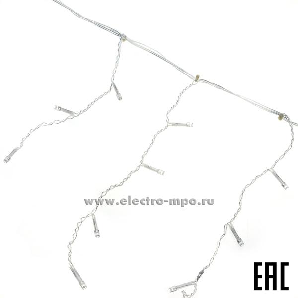 С5115. Светодиодная гирлянда "Бахрома" 61840 NGF-I01-100WW 220В 2х0,5м 100LED т/б IP44 (Navigator)