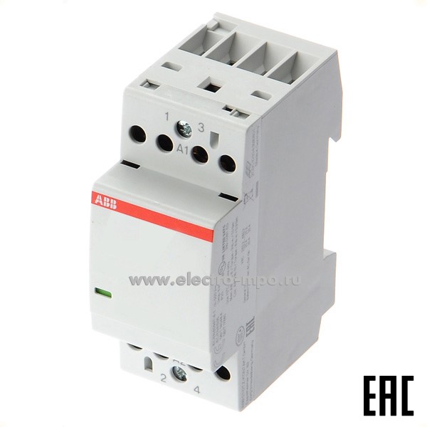 А8811. Контактор ESB25-31N-01 1SAE231111R0131 модульный 24В AC/DC 25А 3з+1р (АВВ)