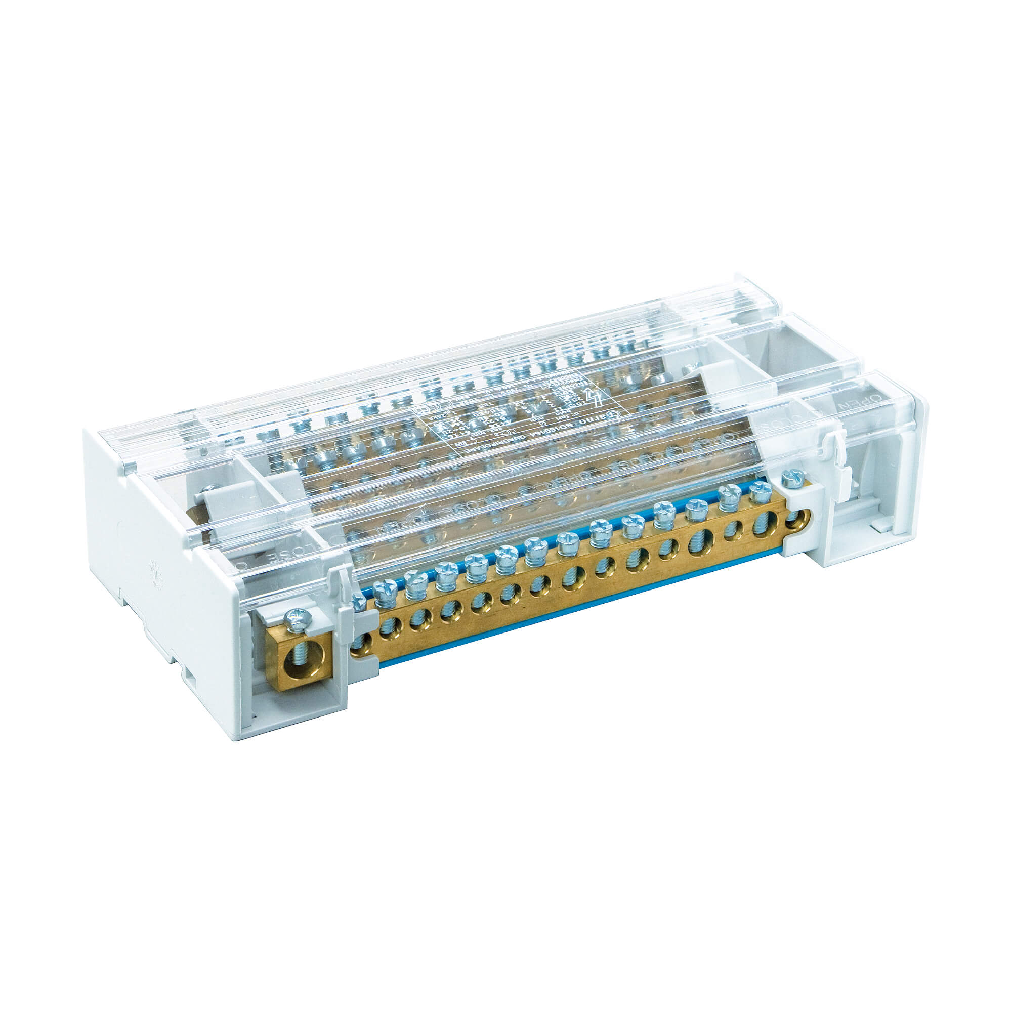 Э16. Блок BD3160164 распределения многополюсный выносная клемма ввода 4 полюса, 160А  (ДКС)