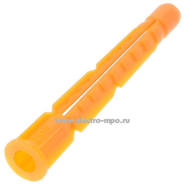 Г1803. Дюбель 12-0250 U 6х52мм универсальный с бортиком (РосДюбель)