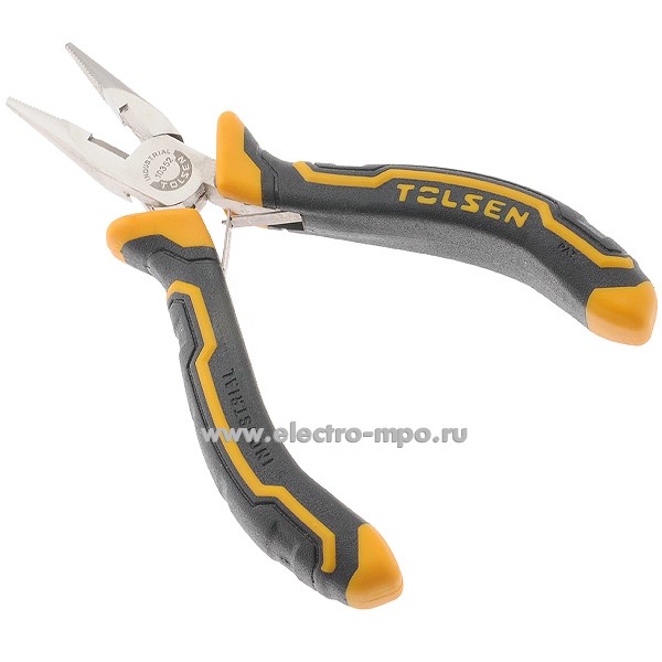 И5425. Длинногубцы 10352 мини 115мм (Tolsen Китай)