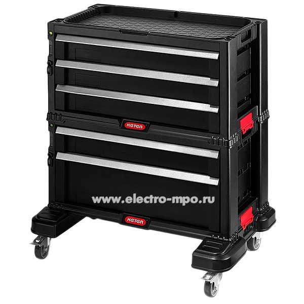 И29. Блок 17199301 5 DRAWERS TOOL CHEST SET из 5 секций для инструмента 60х38х60см (KETER)