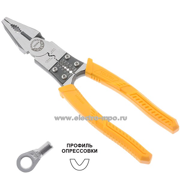 И1524. Плоскогубцы 10294 многофункциональные комбинированные 215мм (Tolsen Китай)