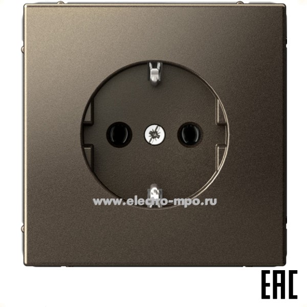 Р34. Механизм ArtGallery GAL000643S розетки "евр" безвинт. зажим с/п мокко (Systeme Electric)