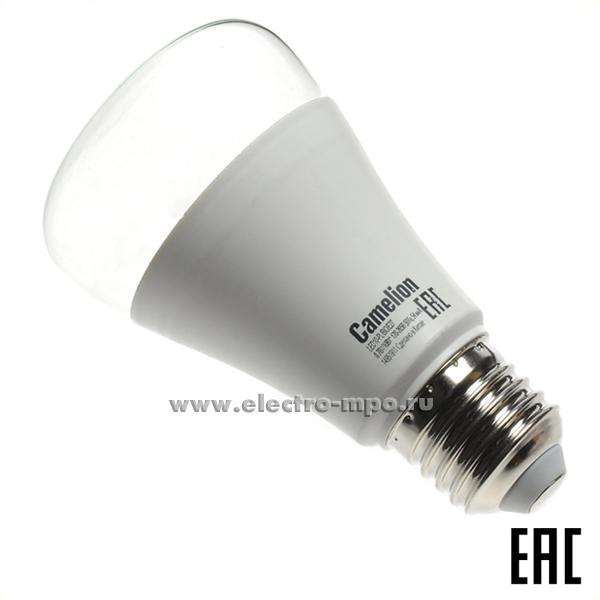 Л3730. Лампа 10Вт LED10W-PL/BIO/230V/E27 светодиодная для подсветки растений, прозрачная (Camelion)
