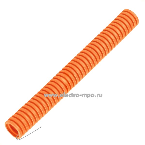 Т02. Труба 42501 гофрированная безгалоген. (HF) 25мм ПП (Dвнутр. 18,3мм) лёгкая, с зондом (Рувинил Росси