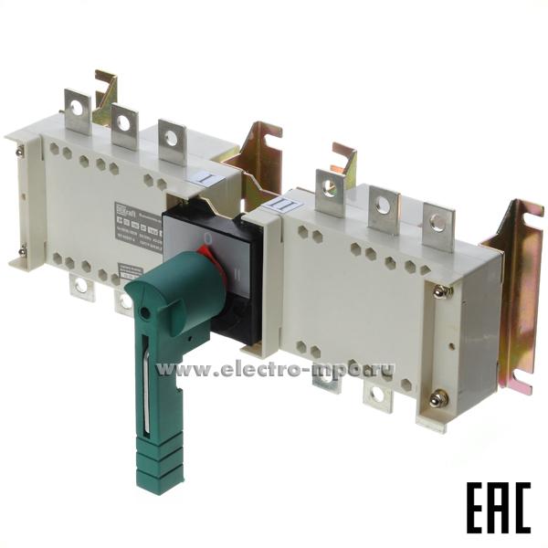 Б6682. Рубильник реверсивный 40205DEK 3Р 160А на монтажную плату тип S (DEKraft)