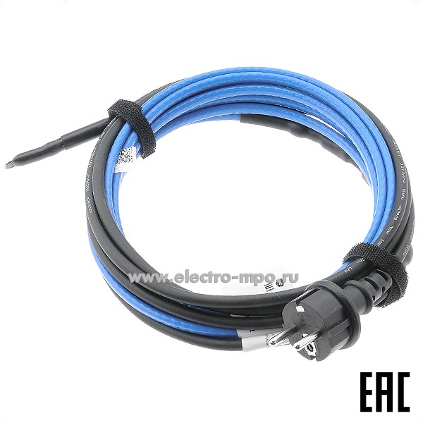 П9331. Кабель нагревательный Ридан Pipeheat-15 с вилкой 21RT0801R для обогрева труб, 4м (Ридан)